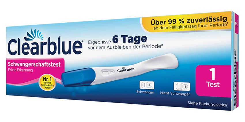 CLEARBLUE Schwangerschaftstest Früherkennung