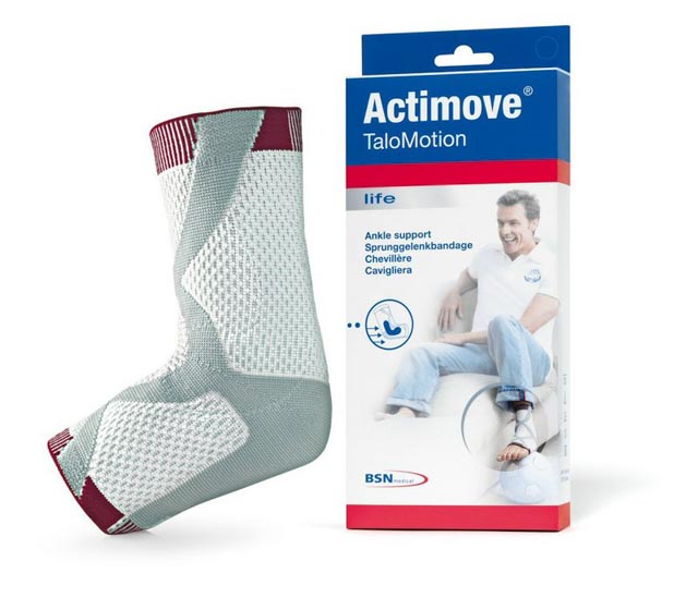 ACTIMOVE TaloMotion Größe 2/S links weiß/grau/rot