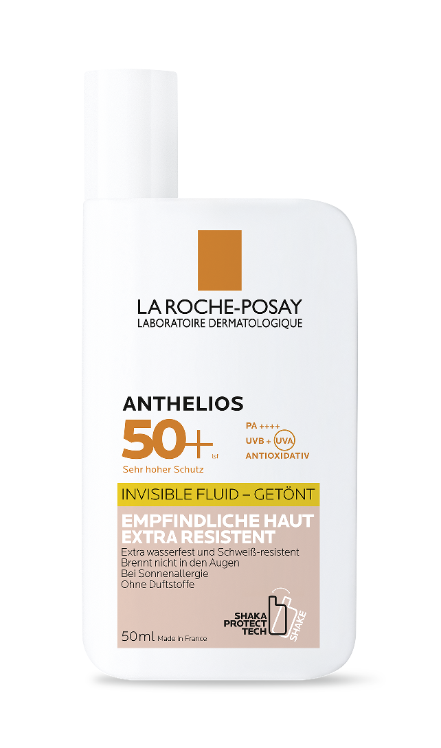 La Roche Posay Anthelios Invisible Fluid Getönt UVMune 400 LSF 50+:Getönte Sonnencreme für empfindl