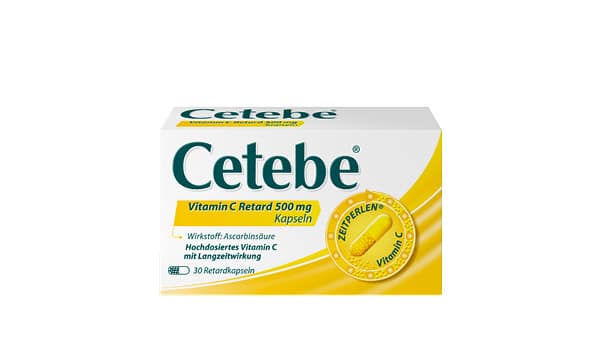 Cetebe Vitamin C retard 500 mg - Kapseln