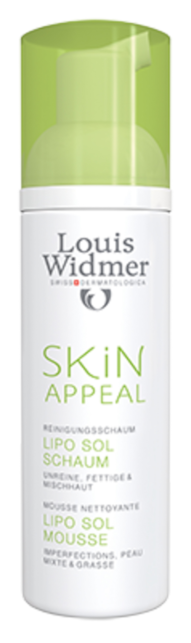 Louis Widmer parfümfrei Skin Appeal Lipo Sol Schaum