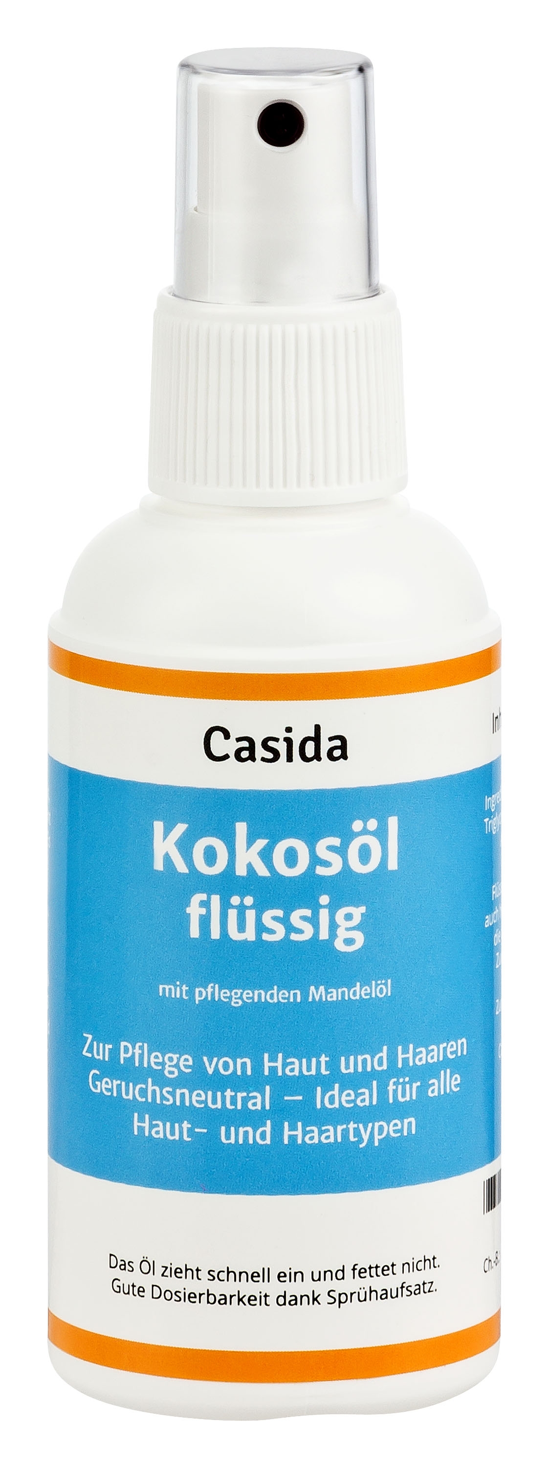 Casida Kokosöl flüssig Haut und Haare