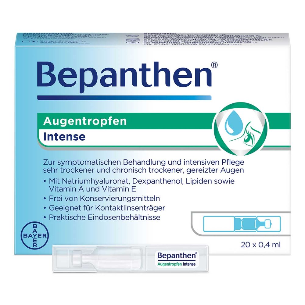 Bepanthen® Augentropfen Intense Einzeldosen