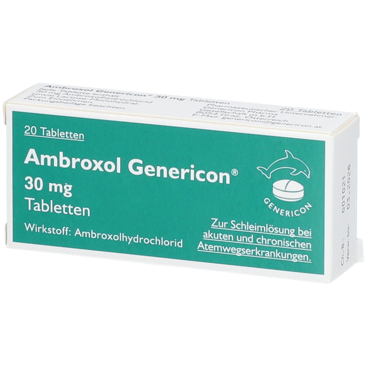 Ambroxol Genericon 30 mg Tabletten