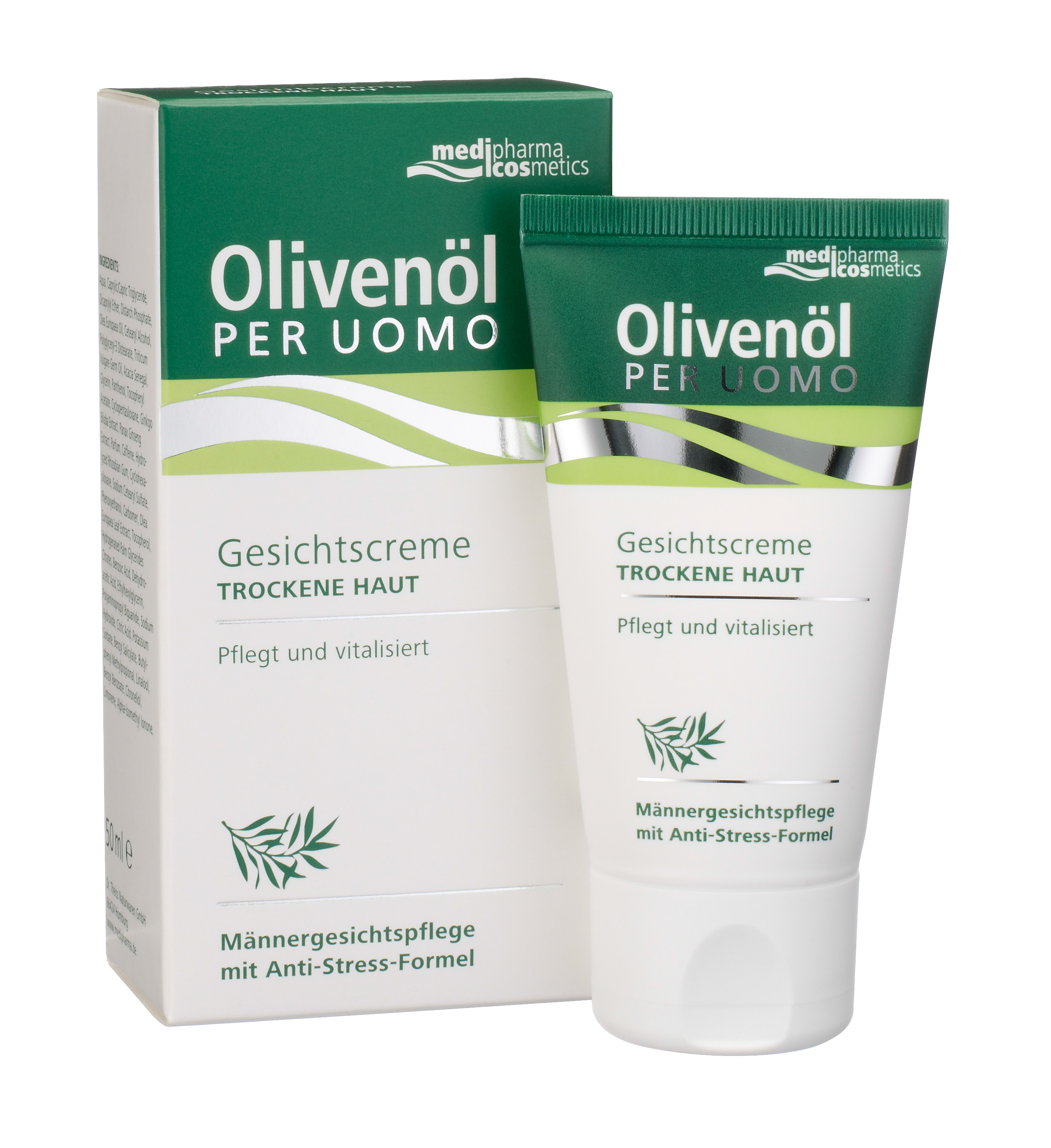 Medipharma Cosmetics Olivenöl Per Uomo Gesichtscreme