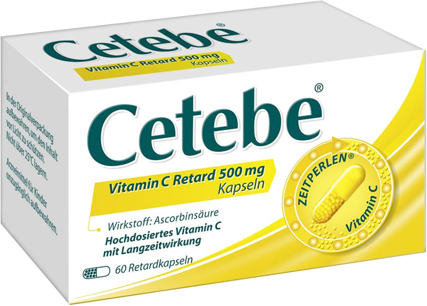 Cetebe Vitamin C retard 500 mg - Kapseln