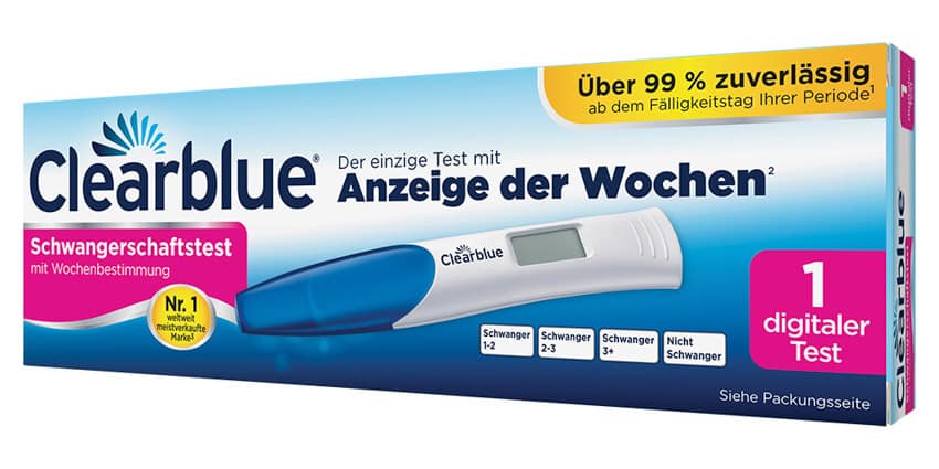 CLEARBLUE Schwangerschaftstest mit Wochenbestimmung