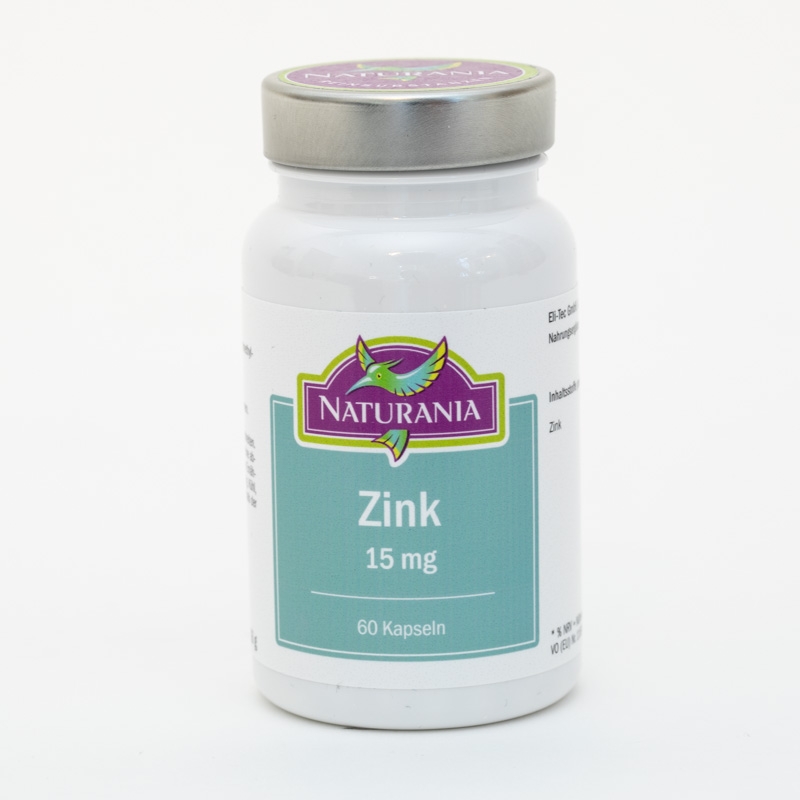 Naturania Zink 15 mg Kapseln