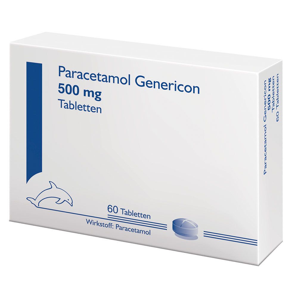 Paracetamol Genericon 500 mg Tabletten