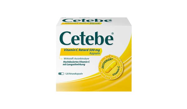 Cetebe Vitamin C retard 500 mg - Kapseln