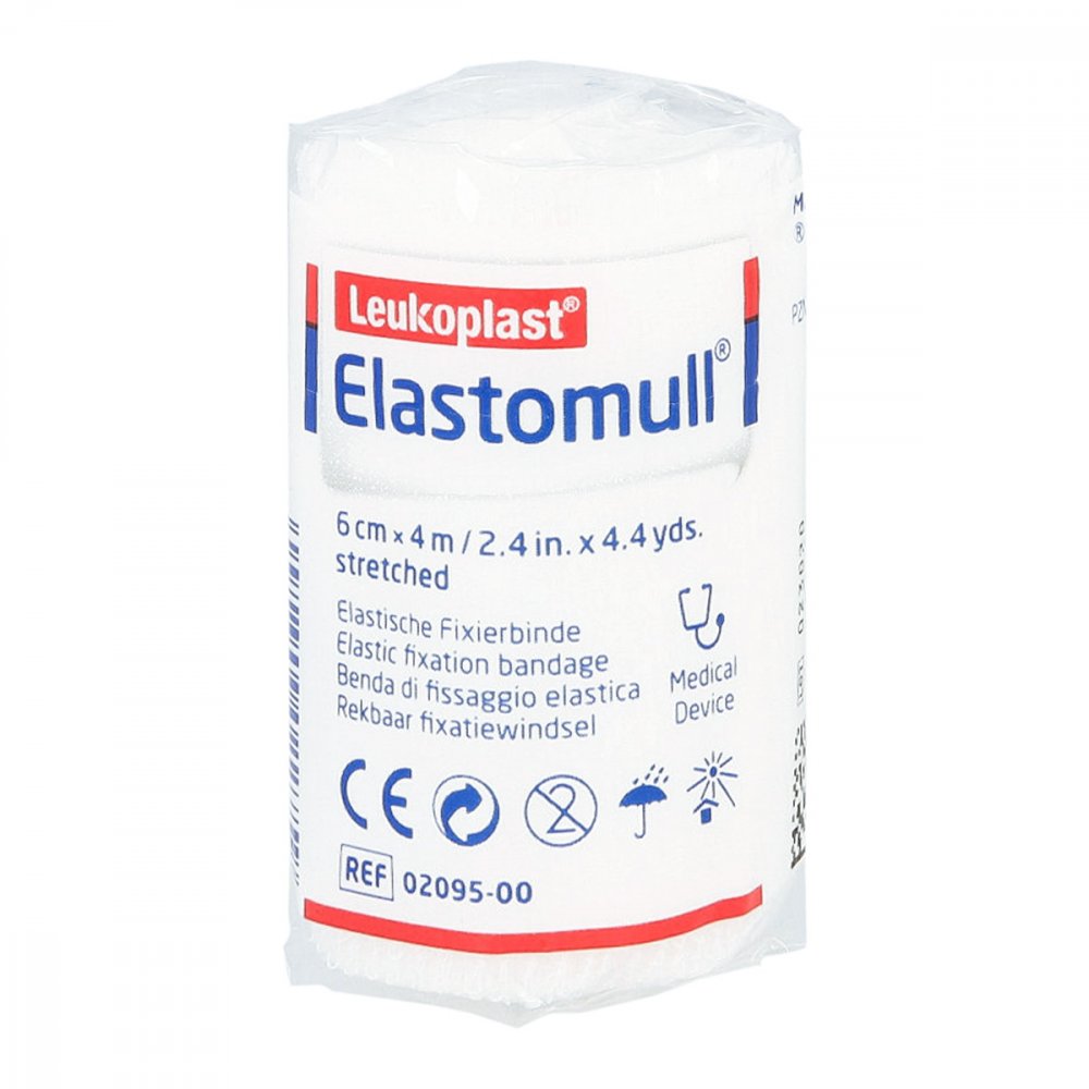 ELASTOMULL 4m x 6cm weiß