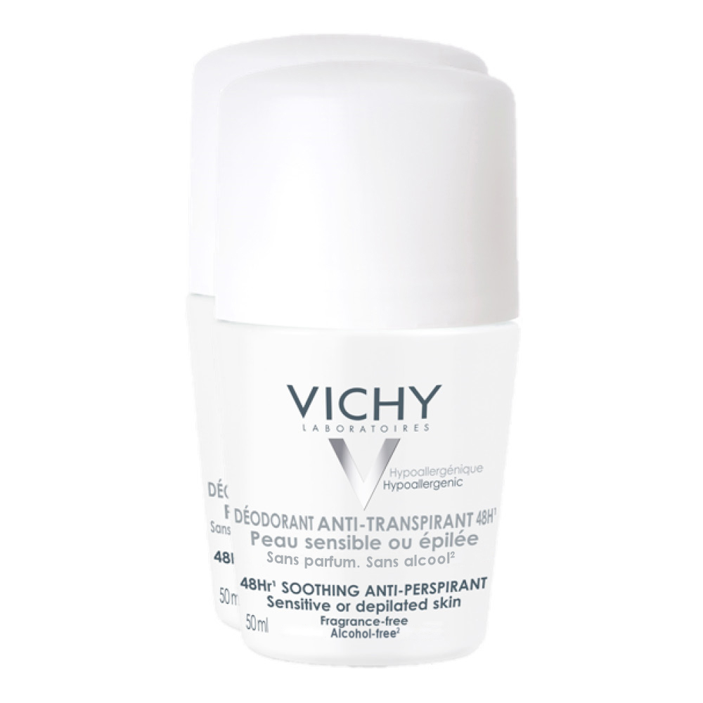 VICHY Deo Roll-On Anti-Transpirant sensible Haut 48h Doppelpack