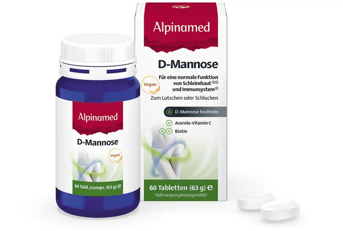 Alpinamed D - Mannose + Biotin + Vitamin C Tabletten