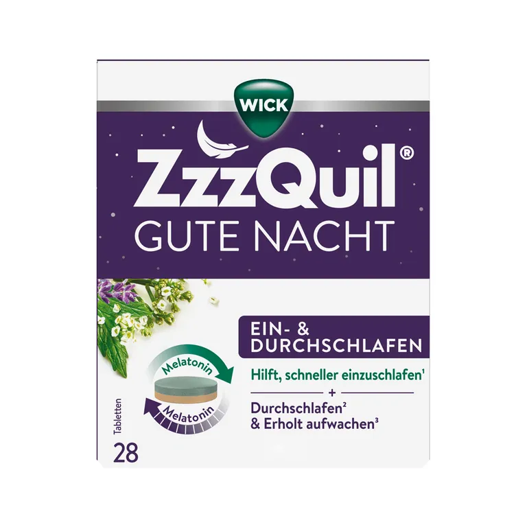 Wick Zzzquil Ein und Durchschlafen Tabletten