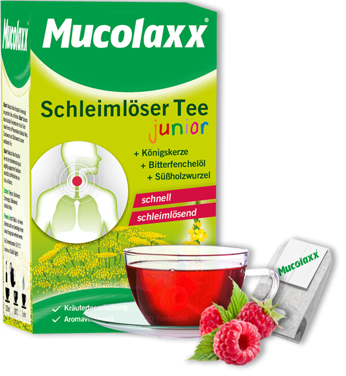 Mucolaxx® Schleimlöser Tee junior – für Kinder ab 1 Jahr