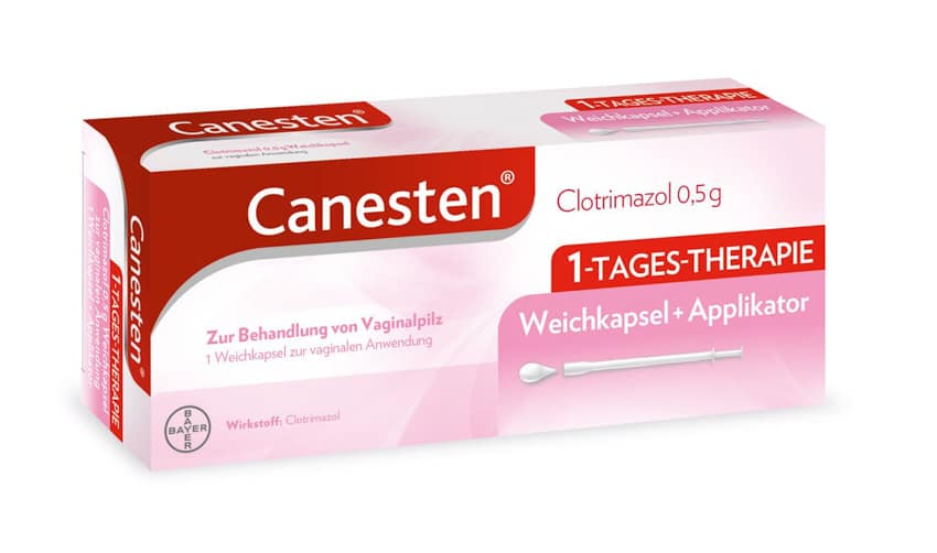 Canesten Clotrimazol 0,5 g Weichkapsel zur vaginalen Anwendung