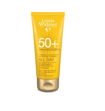 Louis Widmer parfümfrei All Day Sonnenmilch 50+ 100ml