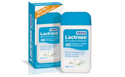 LACTRASE® 18.000 FCC Tabletten im Dispenser 