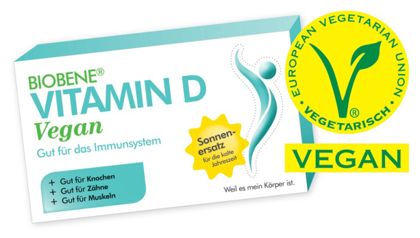 Biobene Vitamin D Vegan Kapseln