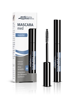 Medipharma Cosmetics Mascara Med schwarz Wasserfest