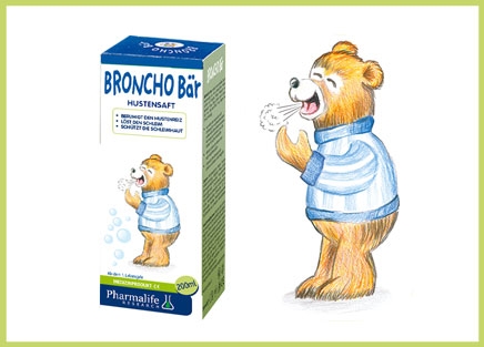 Bärenfamilie BRONCHO Bär HUSTENSAFT