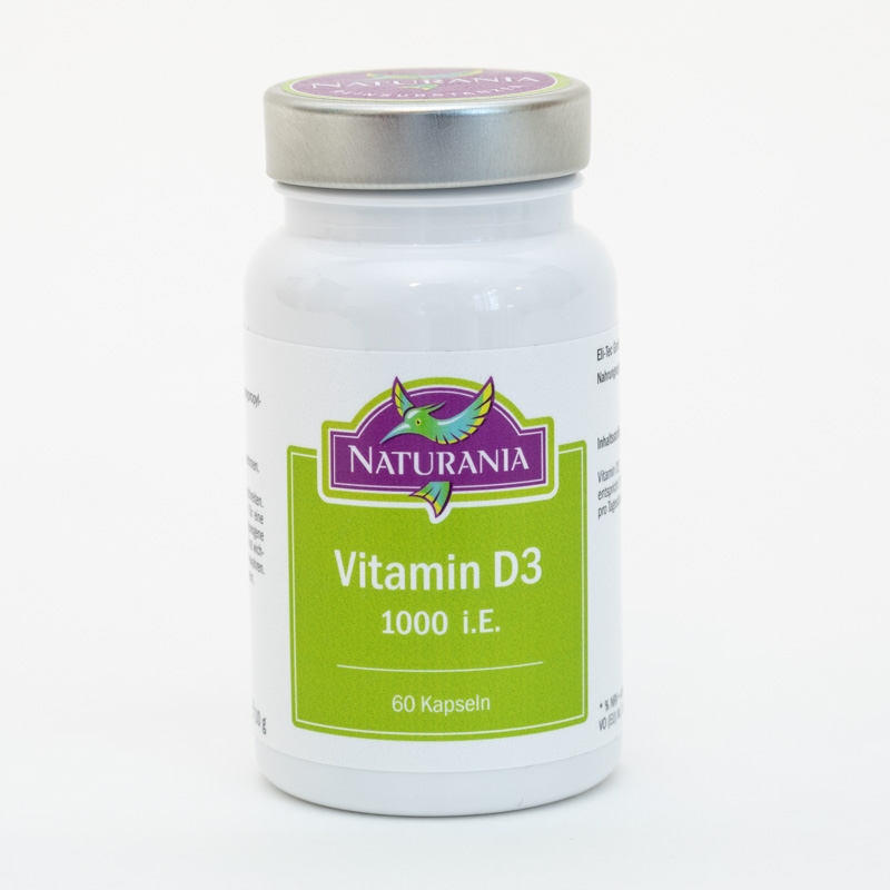 Naturania Vitamin D3 1000 IE Kapseln