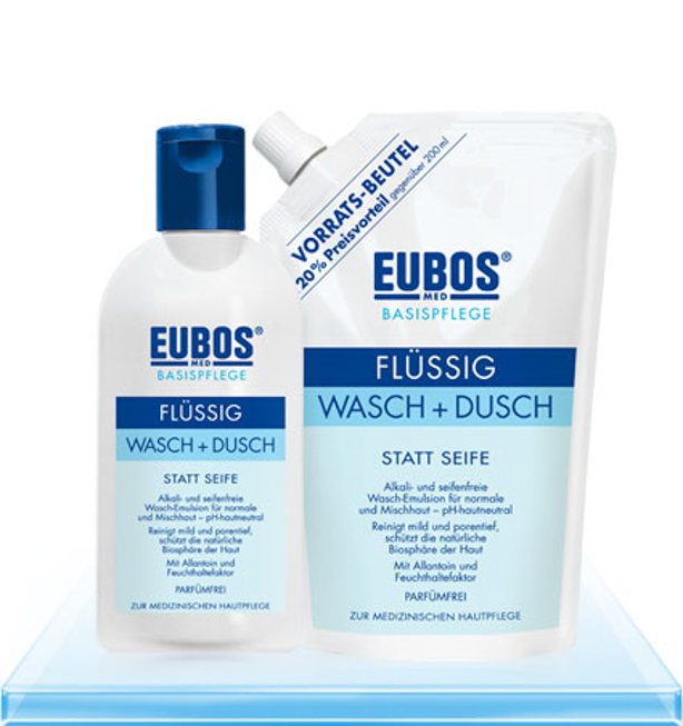 Eubos WASCH + DUSCH FLÜSSIG BLAU